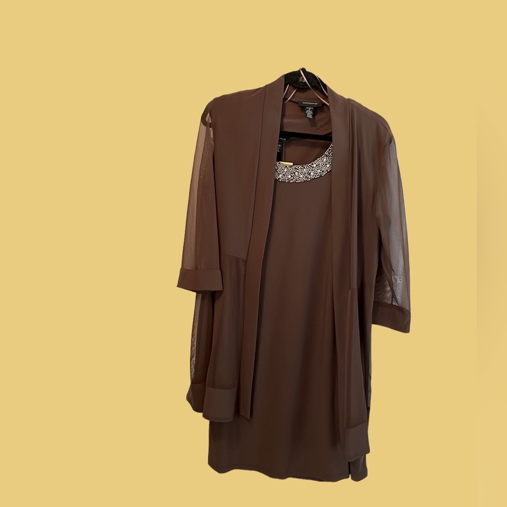 Cocktail dress with matching jacket
